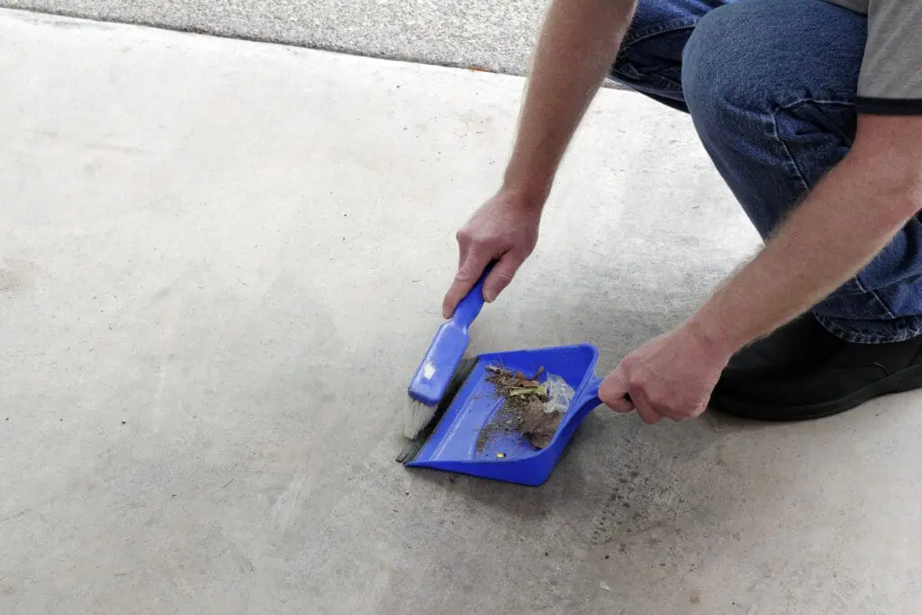 Dust out of Garage