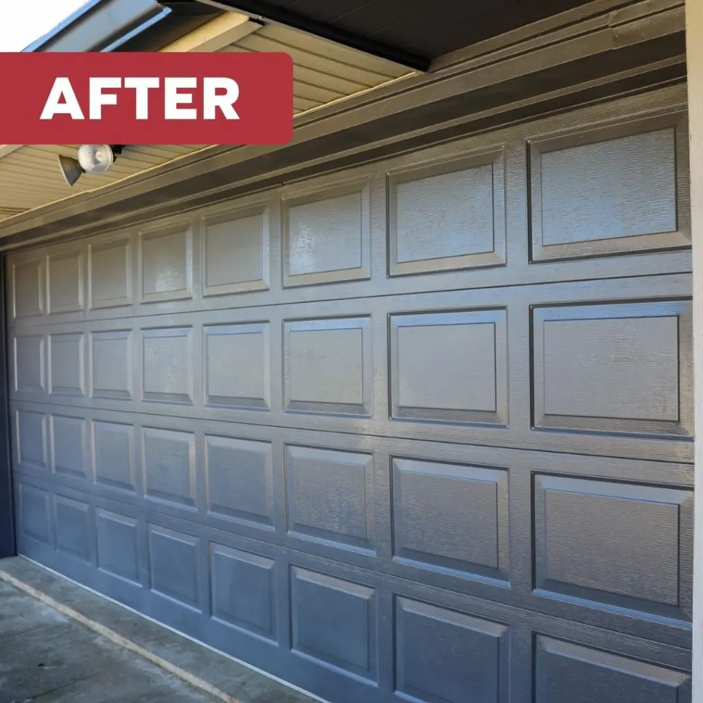 Garage Door Painting After Image