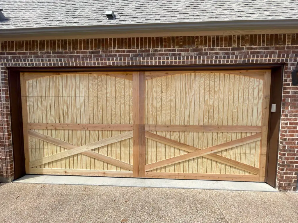wood garage doors