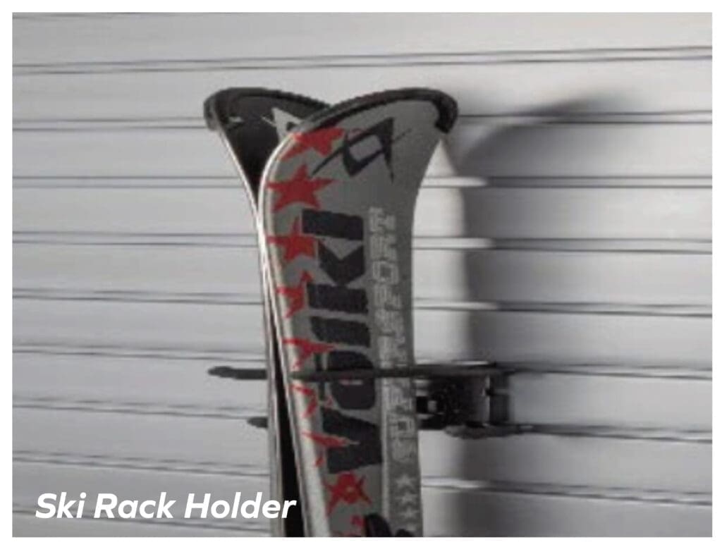 Ski rack holder